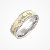 Eternal Heartbeat ECG Band in 925 Sterling Silver By Joy Of Silver