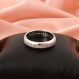 Timeless Zircon Pavé Eternity Band in 925 Sterling Silver Ring