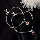 Elegant 925 Sterling Silver Anklet by Joy Of Silver