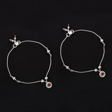 Elegant 925 Sterling Silver Anklet by Joy Of Silver