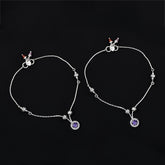 Exquisite 925 Sterling Silver Anklet by Joy Of Silver