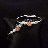 Darling 925 Sterling Silver Child Bracelet by Joy Of Silver