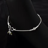 Sleek 925 Sterling Silver Anklet by Joy Of Silver