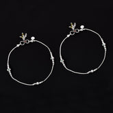 Sleek 925 Sterling Silver Anklet by Joy Of Silver