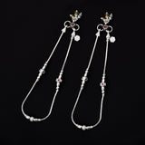 Sleek 925 Sterling Silver Anklet by Joy Of Silver