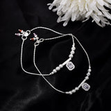 Stylish 925 Sterling Silver Anklet by Joy Of Silver