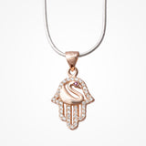 Sweet Duck Pendant In Rose Gold Over 925 Sterling Silver By Joy Of Silver
