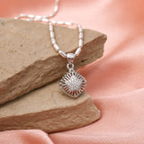 Star Zircon Diamond Pendant In 925 Sterling Silver By Joy Of Silver