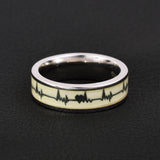 Eternal Heartbeat ECG Band in 925 Sterling Silver By Joy Of Silver