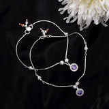 Exquisite 925 Sterling Silver Anklet by Joy Of Silver