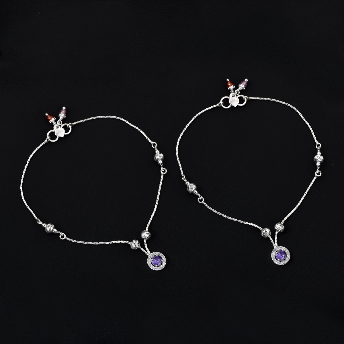 Exquisite 925 Sterling Silver Anklet by Joy Of Silver