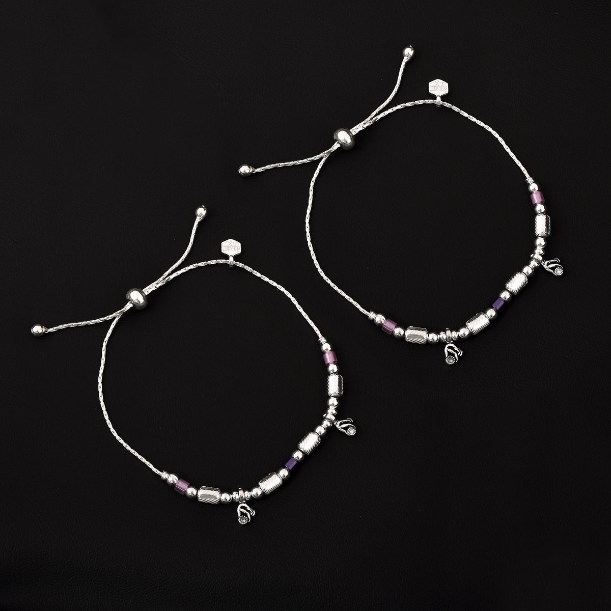 Elegant 925 Sterling Silver Anklet by Joy Of Silver