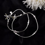 Sleek 925 Sterling Silver Anklet by Joy Of Silver