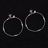 Sleek 925 Sterling Silver Anklet by Joy Of Silver