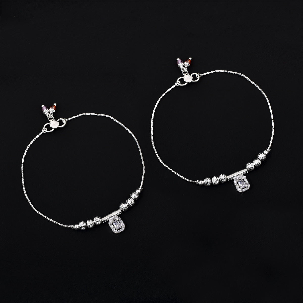 Stylish 925 Sterling Silver Anklet by Joy Of Silver