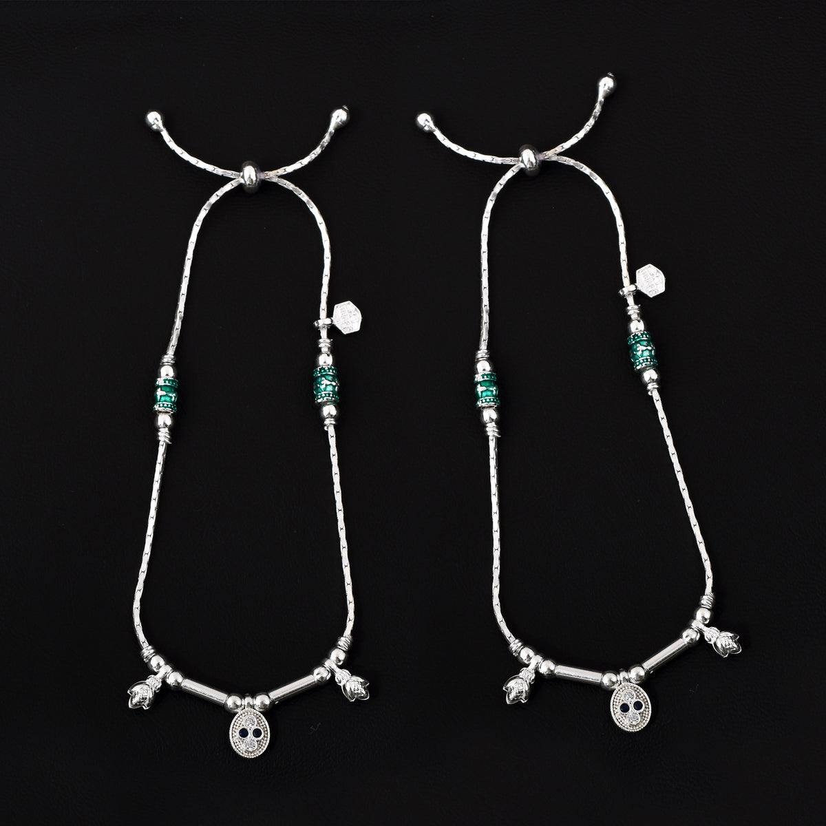 Fascinating 925 Sterling Silver Anklet by Joy Of Silver