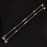 Enchanting 925 Sterling Silver Anklet by Joy Of Silver