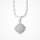 Star Zircon Diamond Pendant In 925 Sterling Silver By Joy Of Silver